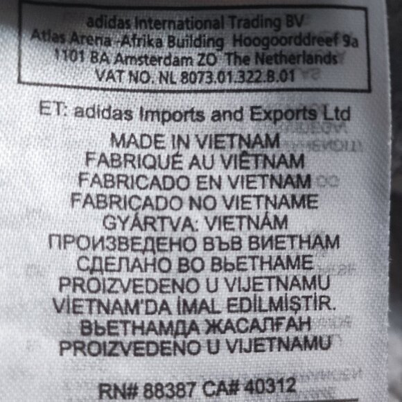 Adidas high neck hoodie women's size S grey with 3 black stripes - Picture 6 of 10